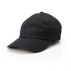 ALOHA Logo Dad Hat in Black