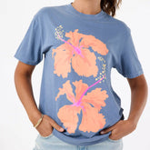 Taha'a Short Sleeve in Denim