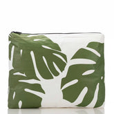MAX Monstera Pouch in Seaweed