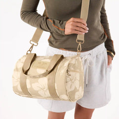 Hana Hou Keep It Light Stubby Duffle in Creme on Dune