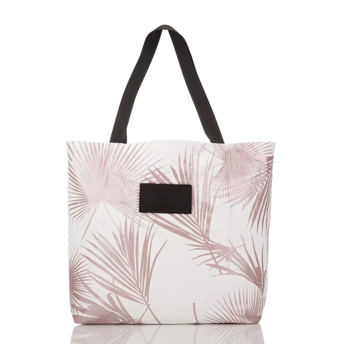 Day Palms Reversible Tote in Rose Gold