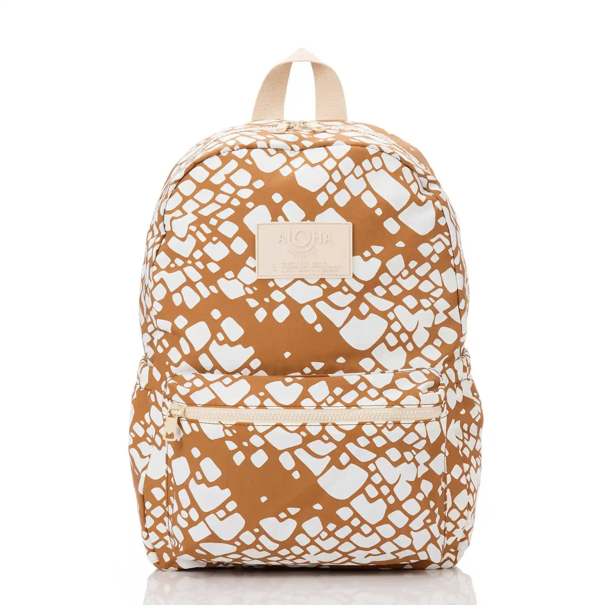 Textile Cone Keep It Light Backpack in Brown Sugar