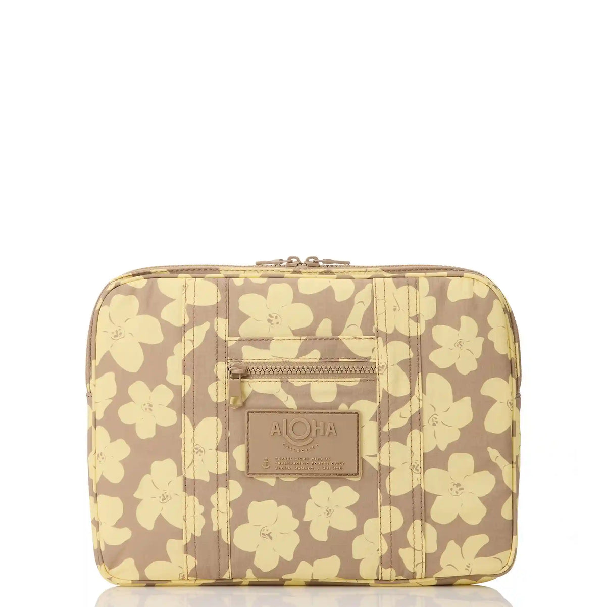 Puakenikeni Buds 13 Inch Keep It Light Laptop Case in Affogato